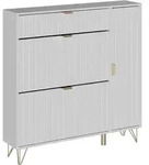 Schuhschrank Vicco Helge Wei&szlig; 108 x 107.5 cm, Model 54243 - Wei&szlig;