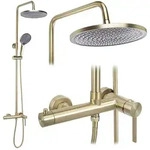 Rea Duschgarnitur Foster Brush Gold - Gold