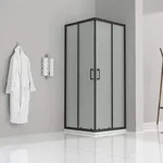 i-flair Schiebet&uuml;r Duschkabine 90x95x190 cm aus satiniertem 6 mm...