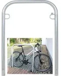 Fahrradanlehnb&uuml;gel 114 x 78 cm Stahl feuerverzinkt &Oslash; 49mm Einbetonieren
