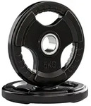 SPORTNOW 2er-Set Olympiascheiben 2 x 5 KG Gewichtsscheiben f&uuml;r Gewichtheben -