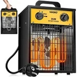 MASKO&reg; Elektroheizer Heizl&uuml;fter Bauheizer mit integriertem Thermostat...