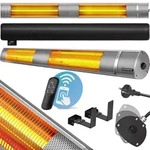 MONZANA&reg; Infrarot Heizstrahler Goldr&ouml;hre 3000W App Steuerung 3 Stufen Fernbedienung