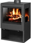 Kaminofen Conforto Modena Vision Stahl schwarz 9,8 kW - Schwarz