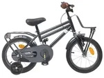 vidaXL Kinderfahrrad 16 Zoll f&uuml;r 4-6 Jahre alt Dunkelgrau - Grau