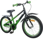 vidaXL Kinderfahrrad 18 Zoll f&uuml;r 5-7 Jahre alt Gr&uuml;n Schwarz - Gr&uuml;n