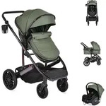 Moni Kombikinderwagen 3 in 1 all Road umbaubar Babyschale Sportsitz Tragetasche...