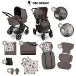 ABC Design 12-tlg. Kombi-Kinderwagen-Set Salsa 5 - Braun