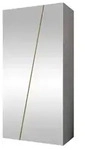 MIRJAN24 Kleiderschrank Zen 100 2L, Kleiderschrank, Garderobe mit Spiegel...