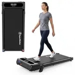 HyperMotion Laufband mit LED-Display und Fernbedienung - Schwarz