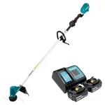 Makita DUR 190 LSF2X9 Akku Rasentrimmer 18 V 300 mm Brushless + 2x Akku 3,0 Ah +
