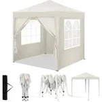 WOLTU Pavillon 2x2 m, mit 4 Seitenw&auml;nden, Partyzelt wasserabweisend UV-Schutz...
