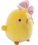 NICI Kuscheltier Piu Piu mit Schleife - Rosa/Gelb