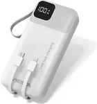 VIESTA&reg; Powerbank 20.000 mAh Wei&szlig; Schnellladen 22,5 W PD 20W USB-C Lightning...