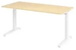 b&uuml;m&ouml; Schreibtisch Serie-XB - Nachbildung Ahorn, Gr&ouml;&szlig;e: 160 x 80 cm,...
