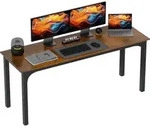 HOMCOM Schreibtisch Computertisch B&uuml;rotisch mit Industrie-Design, Stahlgestell -