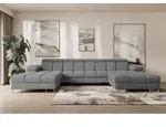 ALTDECOR Ecksofa Wohnlandschaft mi Schlaffunktion und Bettkasten - COMA U2 -