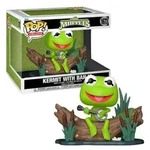 Die Muppets POP! Deluxe Vinyl Figur: Kermit mit Banjo, 9 cm - Gr&uuml;n