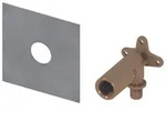 TECEprofil System-Wandscheibe TECEflex 16x1/2, lange Ausf., Siliziumbronze