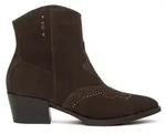 Nero Giardini Stiefelette Stiefelette Veloursleder - Dunkelbraun - 36
