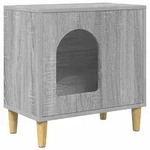 vidaXL Katzenhaus Sonoma-Grau 51 x 30 x 52 cm Holzwerkstoff - Grau