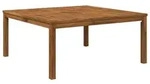 vidaXL Couchtisch Natur 100 x 100,5 x 45 cm Massivholz Akazie - Braun