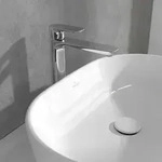 Villeroy & Boch O.novo Einhebel-Waschtischarmatur erh&ouml;ht - Silber