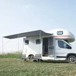Wohnwagen-Vordach &lsquo;Beuningen&rsquo; 400 x 240 x 235 cm Grau
