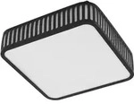 Lindby LED-Au&szlig;endeckenleuchte Lurinda, 26 cm schwarz, IP44 - Schwarz