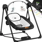 KIDIZ&reg; Babywippe Babyschaukel mit 5 Geschwindigkeitseinstellungen...