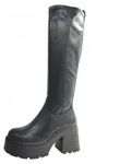 Buffalo Mila Hi Boot Damenschuhe Rei&szlig;verschluss Schaftstiefel Freizeit -...