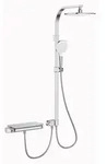 Primaster Duschsystem mit Thermostat & Druckumsteller Water Stream new chrom