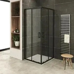 i-flair Schiebet&uuml;r Duschkabine 80x90x190 cm aus durchsichtigem 6 mm Sicherheitsglas
