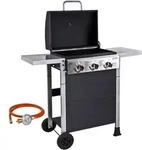 Gasgrill Gas Grill Grillwagen Barbecue BBQ 3 Flammen 8,1 kW 107x52x103 cm