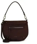 SURI FREY Schultertasche Umh&auml;ngetasche Brittney Beutel Brown dunkelbraun -