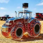 Bulldog Traktor Glaskaraffe 300 ml &ndash; Karaffe in Traktorform,