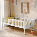 Kinderbett mit Rausfallschutz, Lattenrost, Kinder Bett | sicher & stabil |...