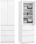Home Collective Kleiderschrank, Garderobenschrank, Mehrzweckschrank 2-t&uuml;rig...