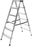 STIER Stufen Stehleiter 2x6 Sufen beidseitig begehbar,...