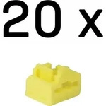 Lindy 47901, Schnittstellenblockierung, RJ-45, Gelb, Acrylnitril-Butadien-Styrol