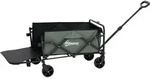 Outsunny Gartenwagen 90 kg belastbar, klappbar Transportwagen Bollerwagen - Gr&uuml;n