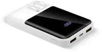everActive Powerbank 10 2x USB 1x USB-C 22.5W QC4+ LCD screen white - Batterie -