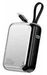 4smarts Pocket, 10000 mAh, Lithium-Ion (Li-Ion), 30 W, Silber - Silber