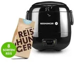 REISHUNGER Mini Reiskocher Starter Set - 0,3 L - Schwarz - Elektrischer...