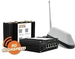SELFSAT MWR 5560 eSIM 5G Cat 19 WLAN Router bis 3,4 Gbps inkl. SHARK 5G Antenne...