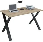 VCM Schreibtisch, 160 x 80 cm, Computertisch mit Metallgestell, B&uuml;rotisch f&uuml;r