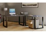 VCM VCM Holz Schreibtisch | Eckschreibtisch schlicht | 220x190 | L Form links...
