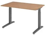 b&uuml;m&ouml; Schreibtisch Serie-XB - Gr&ouml;&szlig;e: 120 x 80 cm, Gestell: Graphit,...