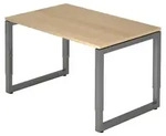 b&uuml;m&ouml; Schreibtisch Serie-R - Gr&ouml;&szlig;e: 120 x 80 cm, Gestell: Graphit,...