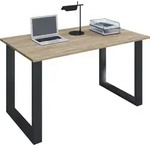 VCM Schreibtisch, 160 x 80 cm, Computertisch mit Metallgestell, B&uuml;rotisch f&uuml;r